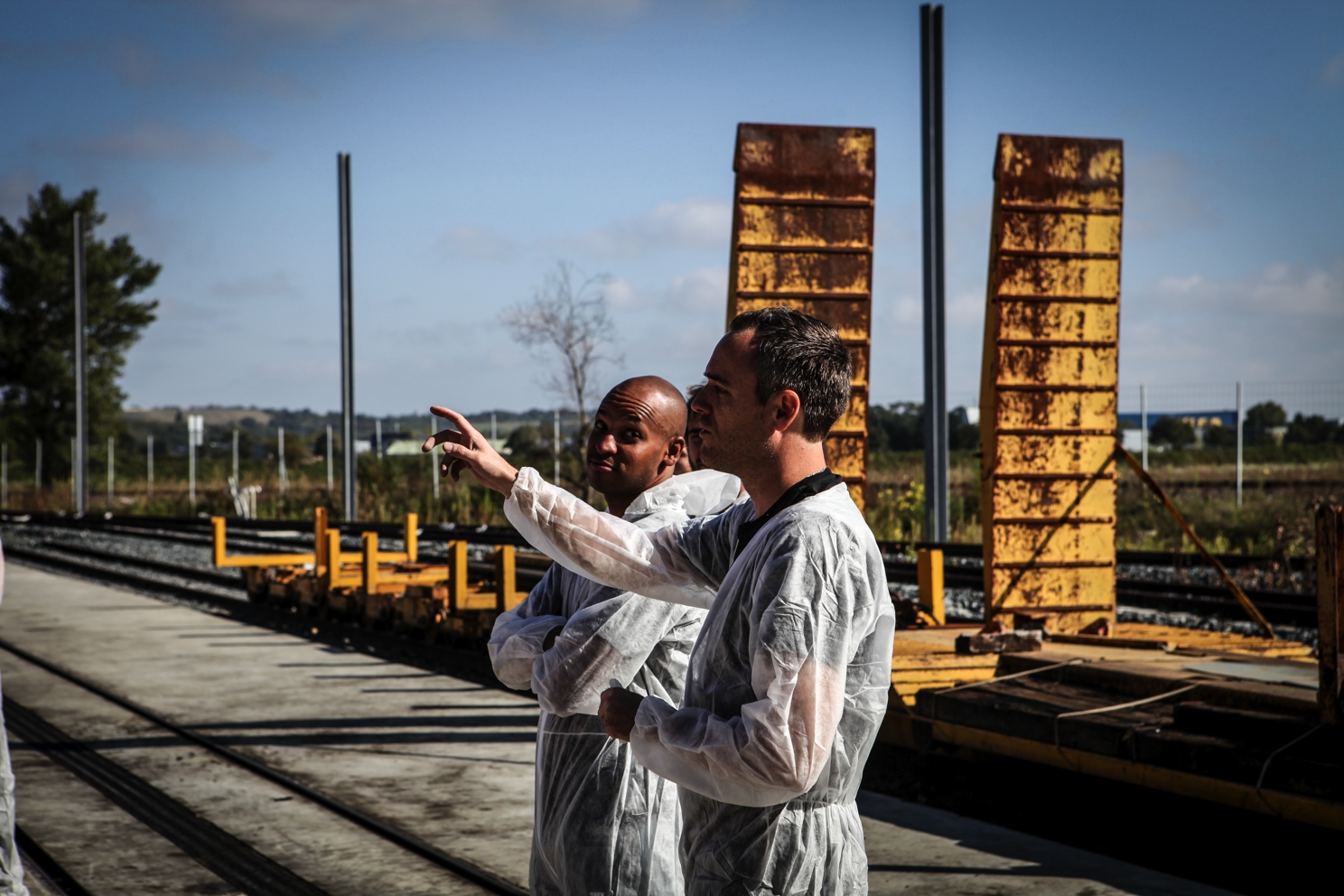 Répérage et préparation sur le site Colas Rail